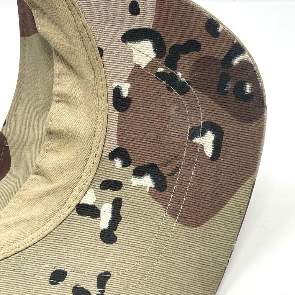 Orlando Florida Brown Camo Visor - Desert Camouflage Unisex Adjustable Sun Hat - Picture 6 of 11